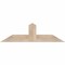 Ekena Millwork Portland Smooth Timber Gable Bracket, Douglas Fir, 48"W x 14"H x 1 1/2"D x 5 1/2"F, 7/12 Pitch GBW048X14X0206POR00SDF - alternate 1